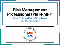 PMI Risk Management Professional (PMI-RMP) live online+ exam voucher+ pmi membership