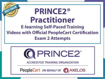 PRINCE2® 7 Practitioner – eLearning and PeopleCert Exam Bundled Offer.