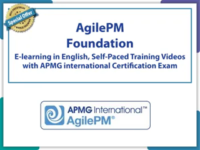 APMG Int. AgilePM® Foundation v3 E-learning, Self-Paced Training Videos with Official APMG International Exam Voucher – Accredited Training Course.